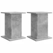 Stalak za biljke 2 pcs Betonska siva 30,5 x 30 x 43 cm