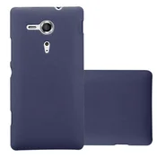 Cadorabo Cadorabo Case, združljiv s Sonyjem v Frosty Blue - Hard Case zaščitni pokrov v zmrznjenem videzu proti praskam in udarcem, (20564407)