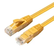 Omrežni kabel CAT6A UTP 1m rumen LSZH