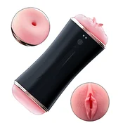 Gardj Europe Masturbator – vibrirajoča masturbacijska skodelica z USB-priključkom, 7 funkcij + interaktivna funkcija/z obema koncema