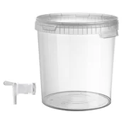 KADAX Fermentacijska posoda 33L vedro za vino, liker, pivo s pokrovom + pipa, (5000355450)