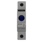 shumee Schelinger SL8 LED signalna svetilka za DIN letev, modra
