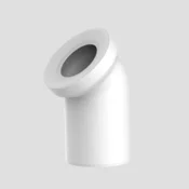 58 102 01 0000: WC priključno koleno SANIT 45° fi: 110, alpsko belo