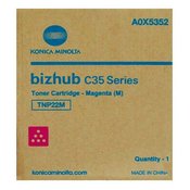 KONICA MINOLTA TNP-22 (A0X5352), originalni toner, purpuren, 6000 strani, Za tiskalnik: KONICA MINOLTA BIZHUB C35P, KONICA MINOLTA BIZHUB C35