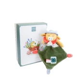 Doudou Darilni set Kravica Aneth z ropotuljico 21 cm