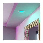 Eglo 901431-LED RGBW stropno kopalniško vgradno svetilo FUEVA-Z LED/5W/230V 12 cm IP44 bela