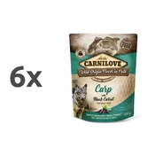 Carnilove Dog Adult - krap & črno korenje, vrečka 300g 6 x 300 g