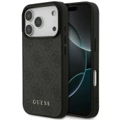 Guess GUESS ovitek za IPHONE 17 Pro GUHCP17LG4GFGR (PU 4G Classic) črn
