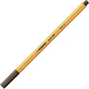 Stabilo point liner 88 rjava temna