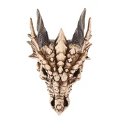 Stenska dekoracija Dragon Skull Painted By Hand - 766-4611