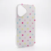 Maska Candy Dots za iPhone 17 bela
