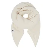 Šal Calvin Klein Jeans Knit Baby Blanket Giftbox LVCKFJN08N Kremna