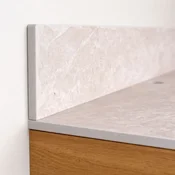 shumee Kopalniški pult iz HPL za omarico 50 cm 50,5 x 47 cm, krem Navona s 30 cm ploščo