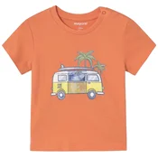 Mayoral Majica 1063 Oranžna Regular Fit
