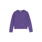 WE Fashion Pletena jopa temno liila