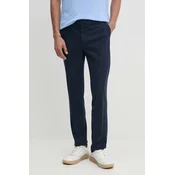Hlače Hackett London moške, mornarsko modra barva, HM212487R