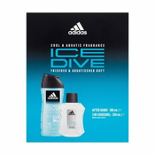 Adidas Ice Dive set: Vodica poslije brijanja 100 ml + gel za tuširanje 250 ml