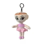 Keychain Italian Brainrot, pliš, 10 cm - Balerina Cappuccina