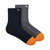 Moške nogavice Salewa MTN Trainer  AM QRT Sock Navy Blazer Melange  EUR 45-47