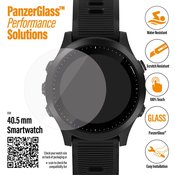 PanzerGlass zaščitno steklo SmartWatch za različne vrste pametnih ur, 40,5 mm, črno (3615)