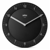 Braun BC 06 B Quartz wall clock analog black