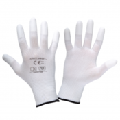 LAHTI ROKAVICE PU FINGERTIP BELE XXL, (20508689)