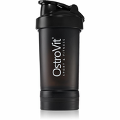 OstroVit Premium sportski shaker + spremnik boja Black 450 ml