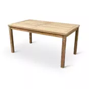 Texim Vrtna miza iz tikovine Garden I 150 x 90 cm z odprtino za senčnik Texim