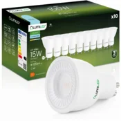 LUMILED 10x LED žarnica GU10 reflektor PAR16 1,5 W = 15 W 135 lm 6500 K hladno 36°
