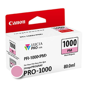 CANON črnilo pfi-1000 photo magenta za imageprograf pro-1000, 80 ml
