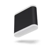 LED fasadna nadometna stenska svetilka 6W/črna