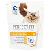 Perfect Fit Sensitive 1+ suha mačja hrana s puranom 1,4 kg