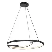 Rabalux Visilica Niloo, LED, 40W, 4000K, ?55cm, Crna