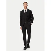 HUGO Obleka Arti/Hesten242V1X 50547341 Črna Extra Slim Fit