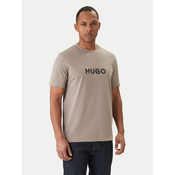 HUGO Majica Dumeo 50557437 Bež Regular Fit