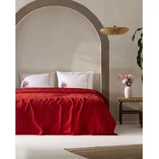 Madame Coco Set letnje posteljine Mathilda, 4 komada, 240x220cm, Crveni