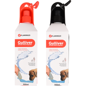 Flamingo Prenosna Potovalna plastenka Gulliver 500ml - Pasje posode - Prenosne posode