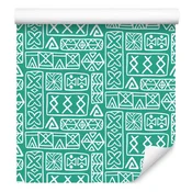 Polinezijska tapeta s geometrijskim vzorcem, morje in meta, 50x1000 cm