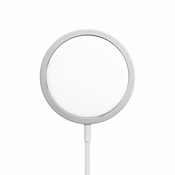 Bežicni punjac (WiFi) Magnetic connection 15W sa Type C kablom/ bela