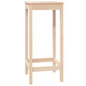 shumee Barska miza 50x50x110 cm trdna borovina