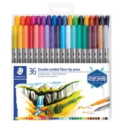 FLOMASTER 36BARVNI DVOSTRANSKI Z 2 KONICAMA DESIGN JOURNEY STAEDTLER 3200 TB36 BLISTER