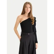 TWINSET Pulover 252AT3011 Črna Slim Fit