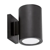 Ideus Solarna stenska svetilka črna LED hladno bela IP44 BASTION 04373