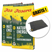 JOSERA Nature Energetic Adult 2 x 12,5 kg + avtomobilska odeja BREZPLAČNO