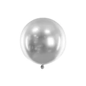 PartyDeco Kromiran balon - srebrn 60 cm