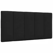 Vidaxl Blazina za vzglavje Hanko črna 100 cm blago