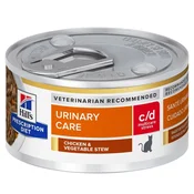 slomart HILLS PD Feline c/d Urinary Stress Stews - mokra hrana za mačke - 82 g