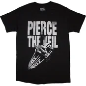 Pierce The Veil Majica Large Text Unisex Black S