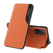 MG Eco Leather View knjižni ovitek za Xiaomi Redmi K40/Poco F3, oranžna