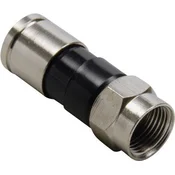 TRU COMPONENTS TRU COMPONENTS 1582451 F-konektor kompresija Priključki: F-vtič Premer kabla: 7.4 mm 1 kos, (20437176)